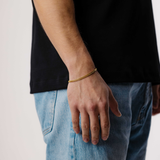 Cuban Link Bracelet 4mm (Gold)
