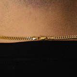 Cuban Link Ketting 4mm (Goud)