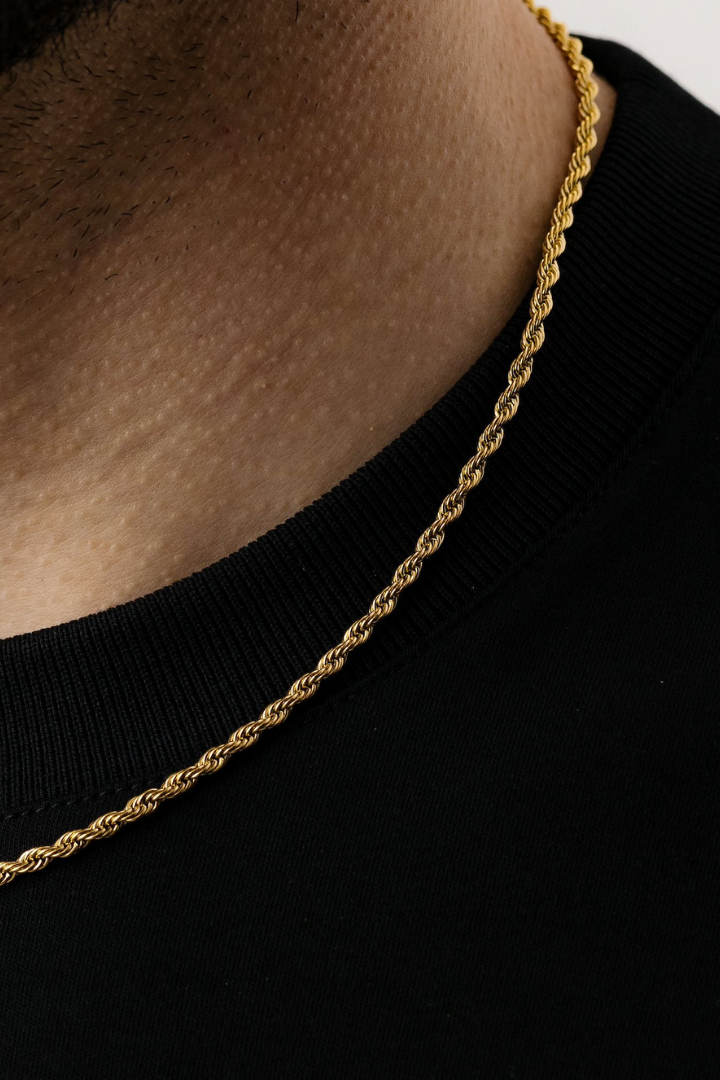 Rope Chain 3mm (Gold)