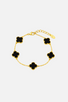 Amoura Bracelet Black (Gold)