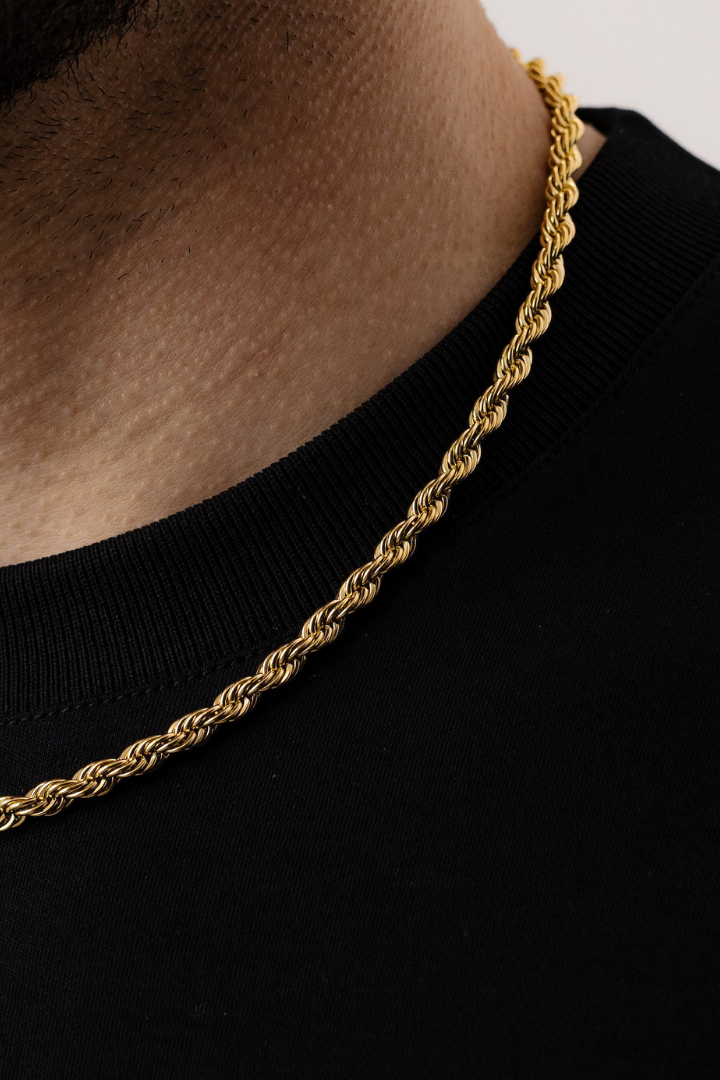 Rope Chain 5mm (Gold)