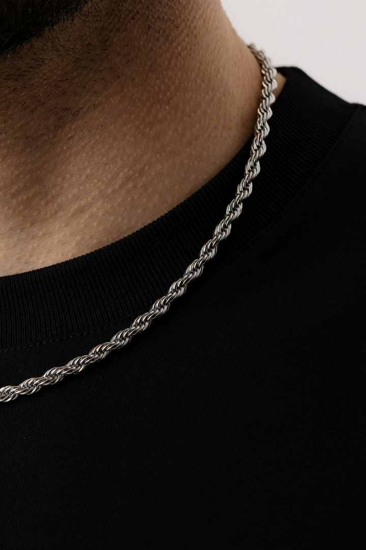 Rope Chain 5mm (Silver)