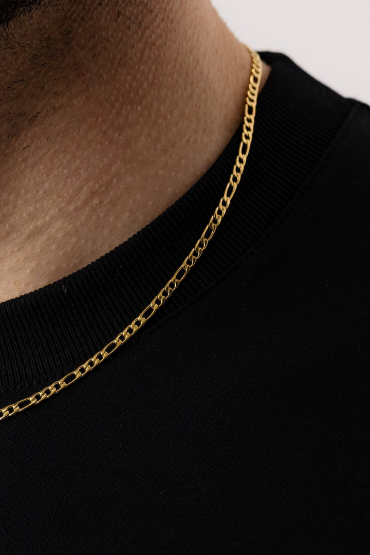Figaro Chain 3mm (Gold)