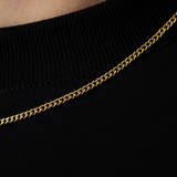 Cuban Link Chain 2mm (Gold)