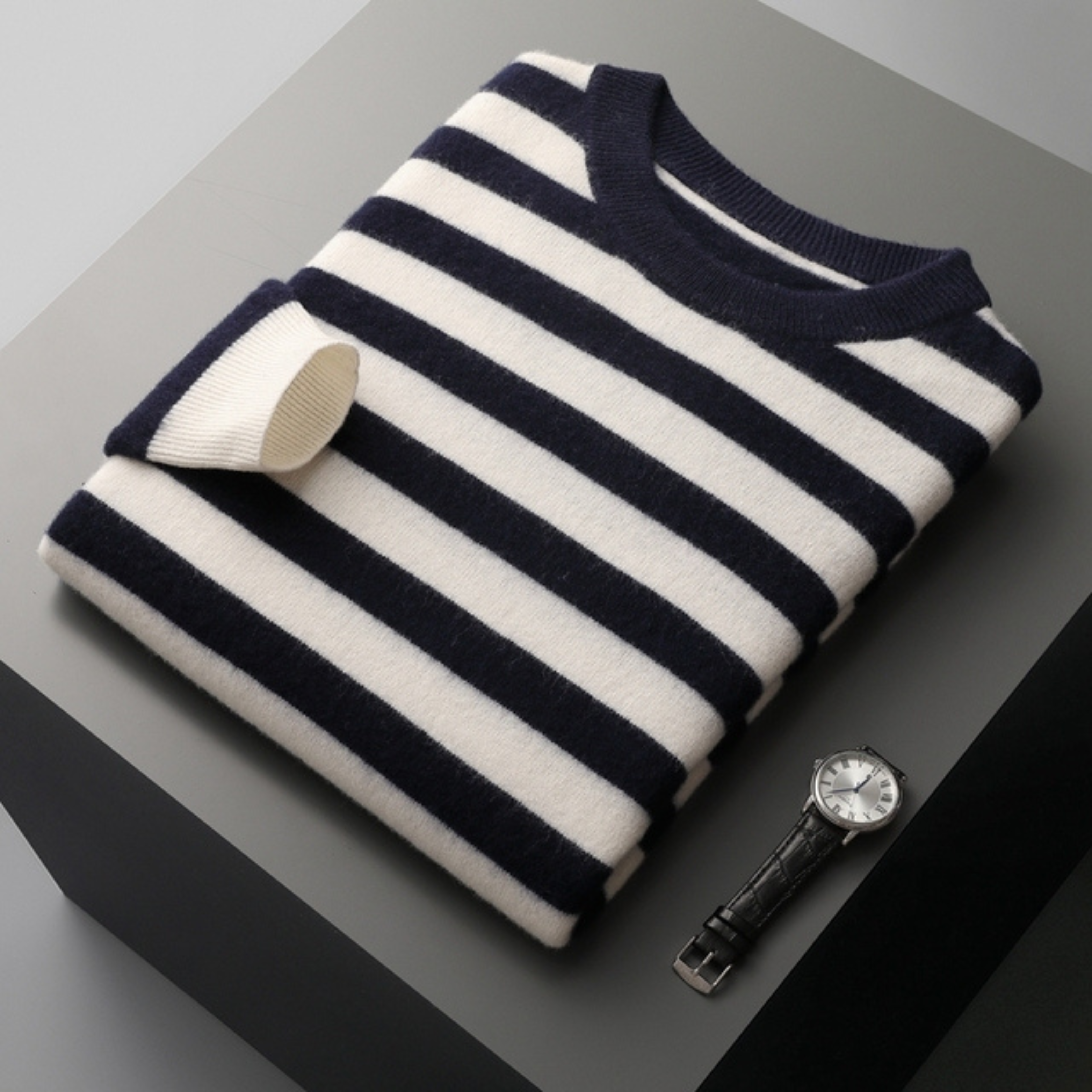 Carder - Striped Cashmere Sweater