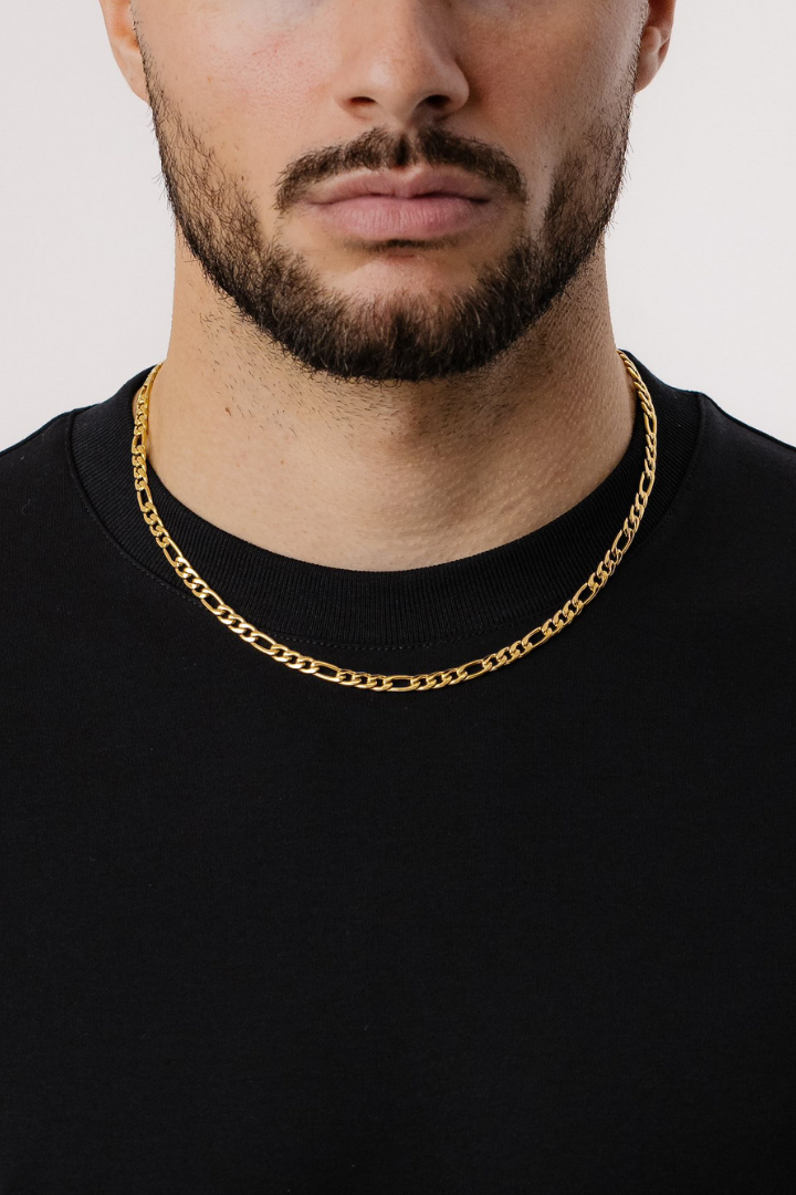 Figaro Chain 5mm (Gold)