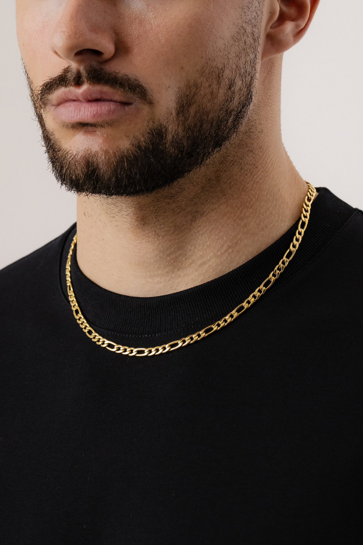 Figaro Chain 5mm (Gold)