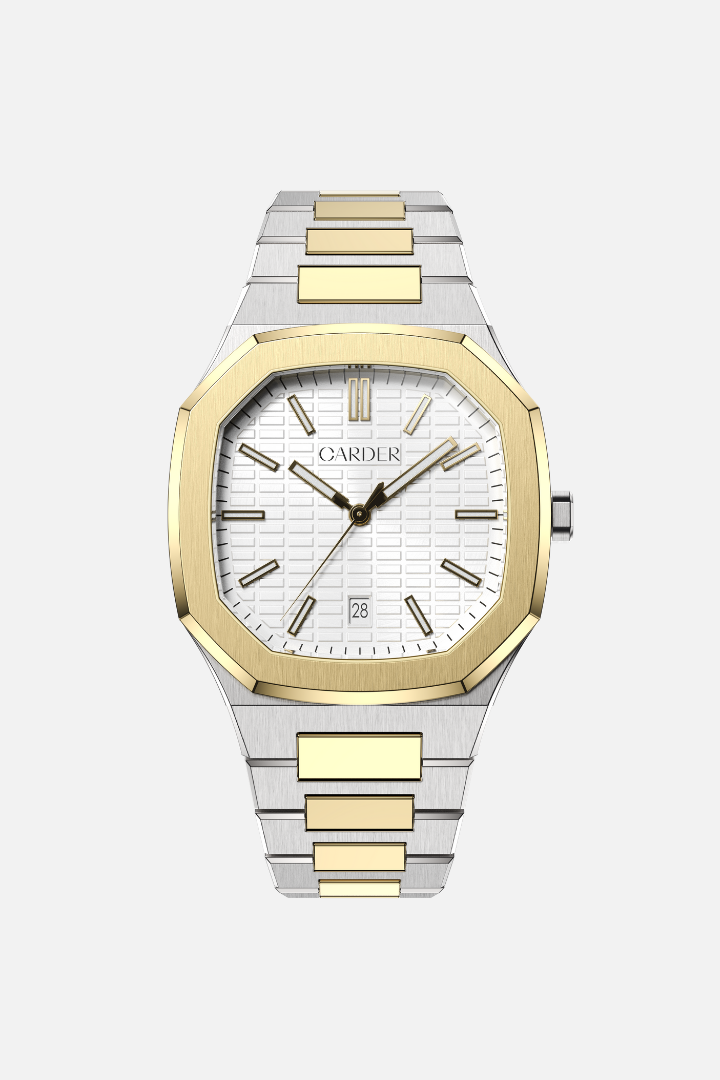 AUGUST - Gold/White