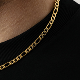 Figaro Chain 5mm (Gold)