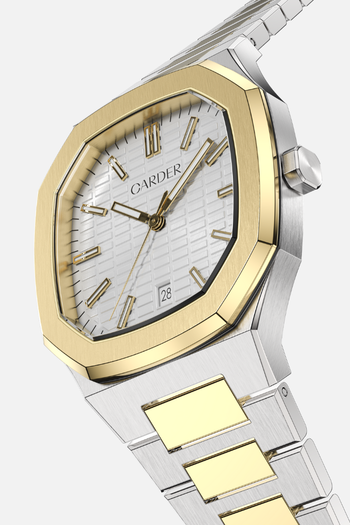 AUGUST - Gold/White