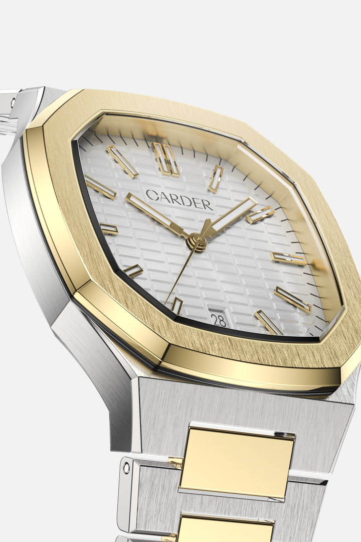 AUGUST - Gold/White