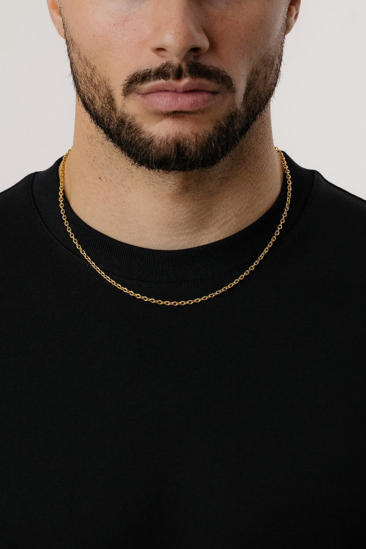 Anchor Chain 3mm (Gold)