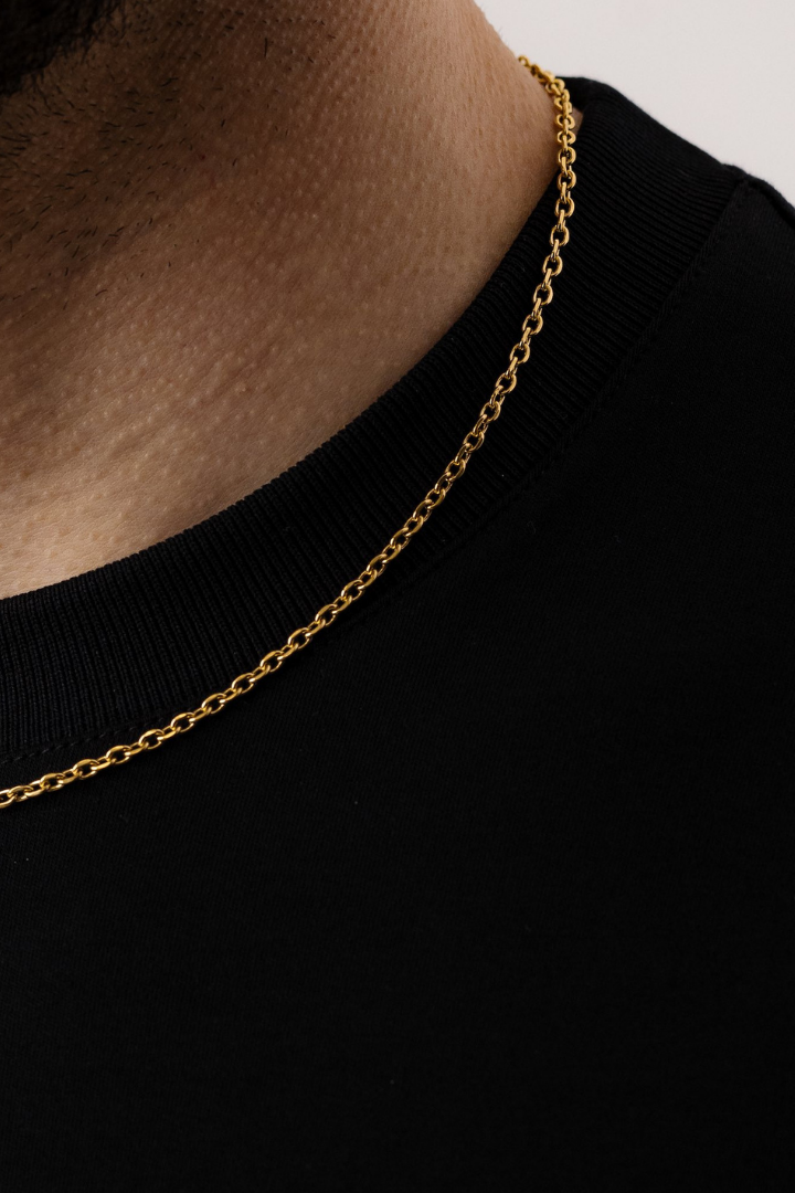 Anchor Chain 3mm (Gold)