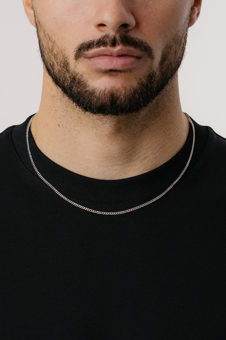 Cuban Link Chain 2mm (Silver)