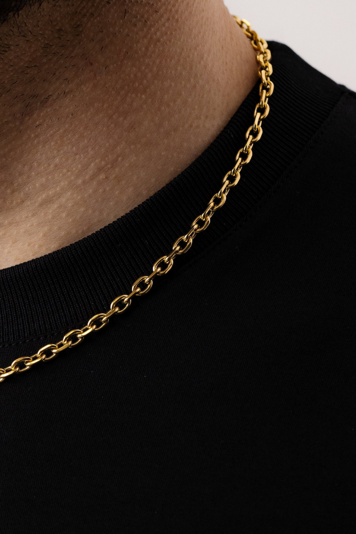 Anchor Chain 5mm (Gold)
