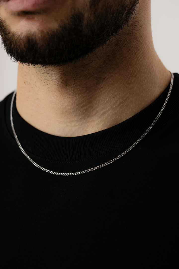 Cuban Link Chain 2mm (Silver)