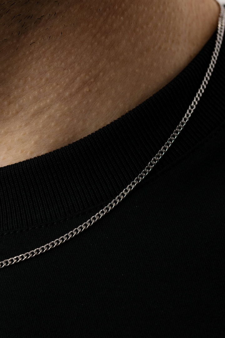 Cuban Link Chain 2mm (Silver)