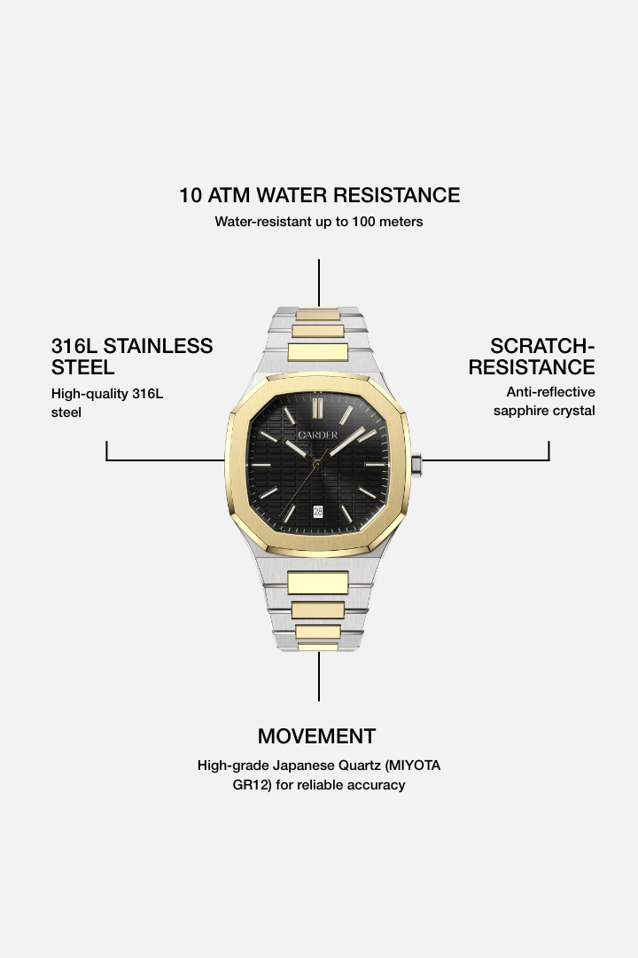 AUGUST - Gold/Black