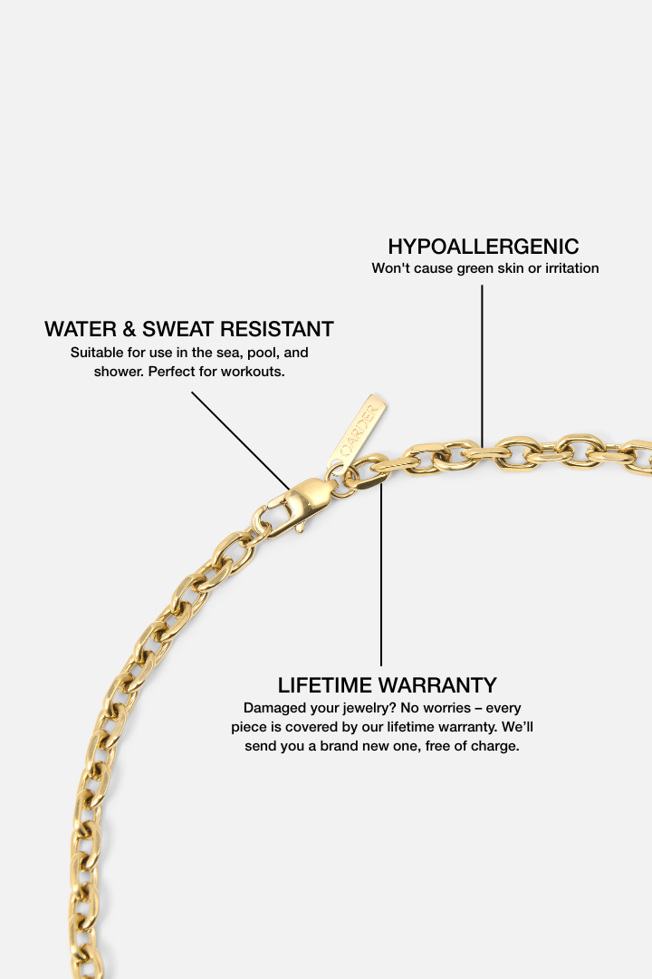 Anchor Chain 5mm (Gold)