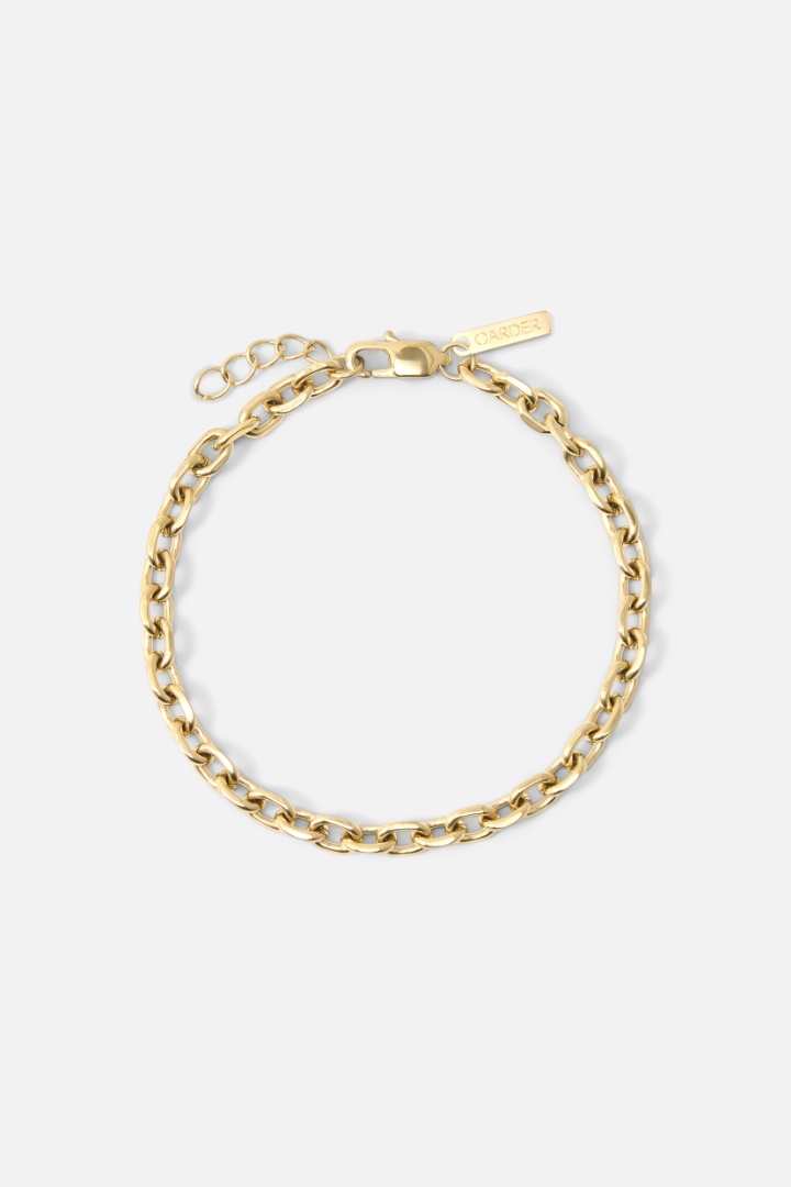 Anchor Bracelet 5mm (Gold)
