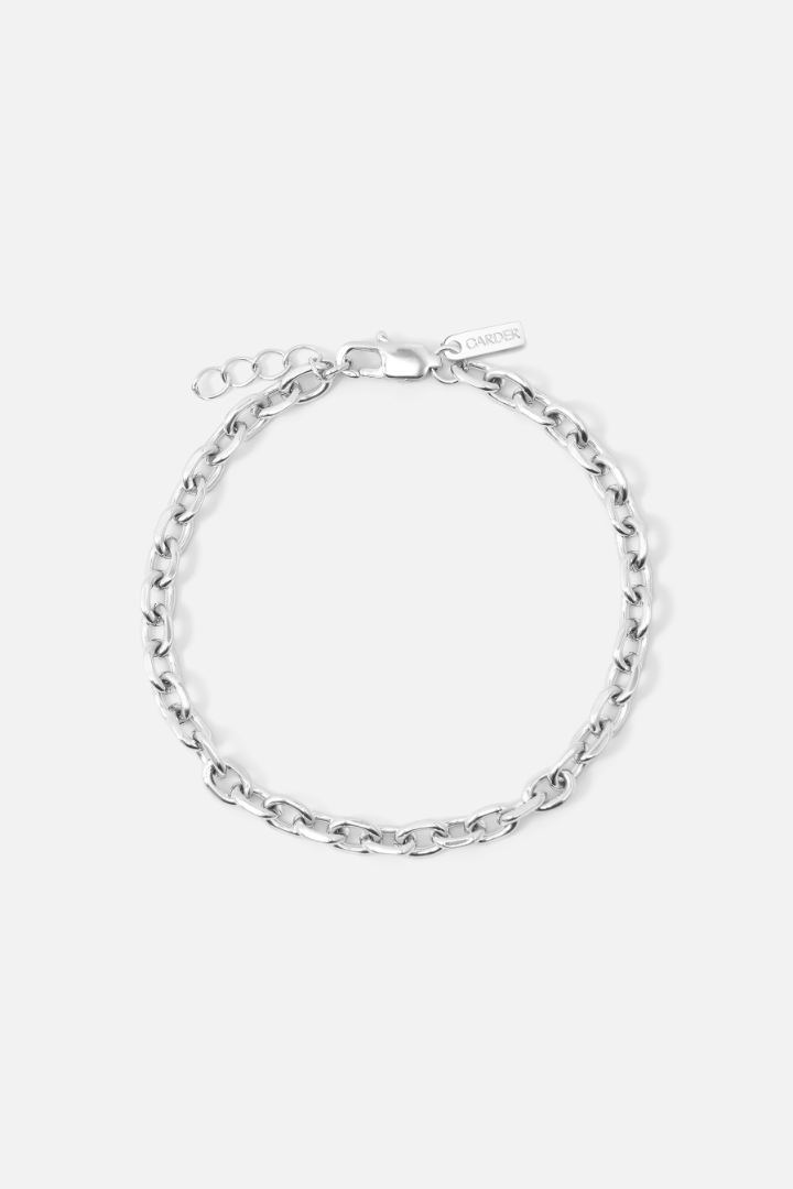 Anchor Bracelet 5mm (Silver)