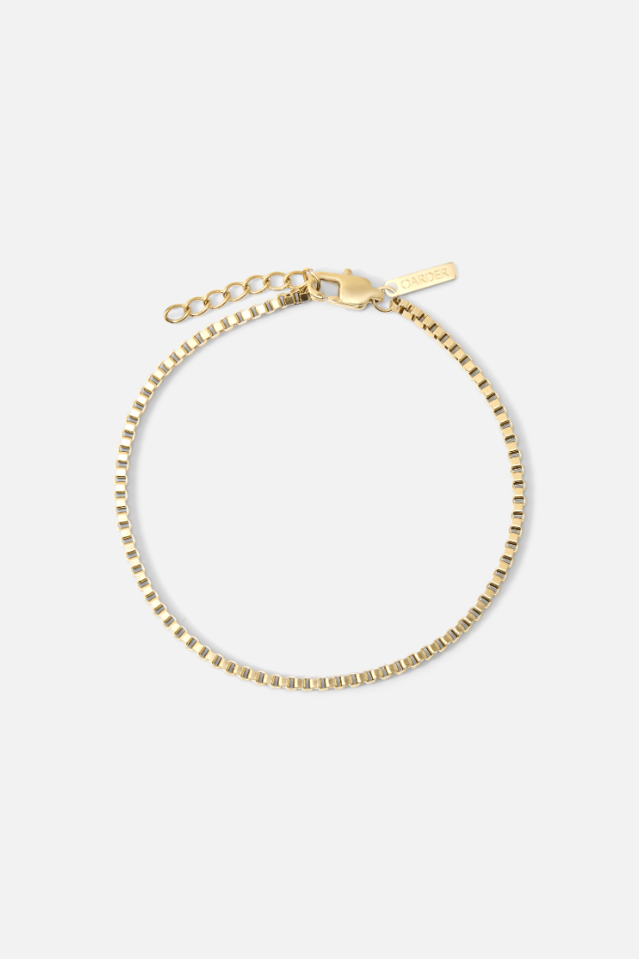 Box Bracelet 2mm (Gold)