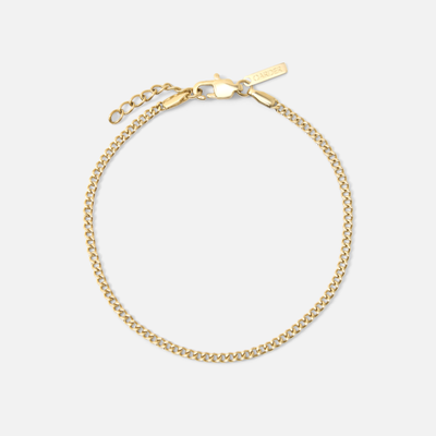 Cuban Link bracelet 2mm (Gold)