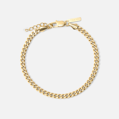Cuban Link Bracelet 4mm (Gold)