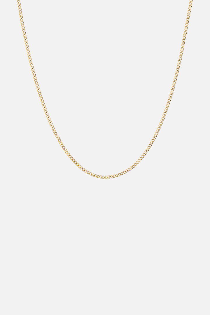 Cuban Link Chain 2mm (Gold)