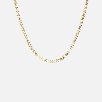 Cuban Link Chain 4mm (Gold)