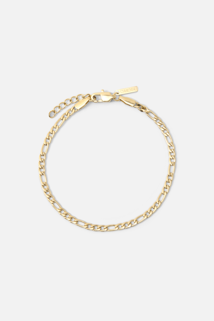 Figaro Bracelet 3mm (Gold)