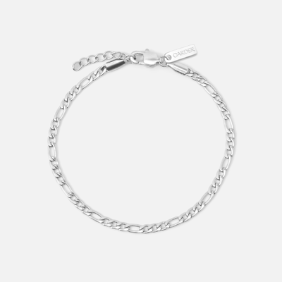 Figaro Bracelet 3mm (Silver)