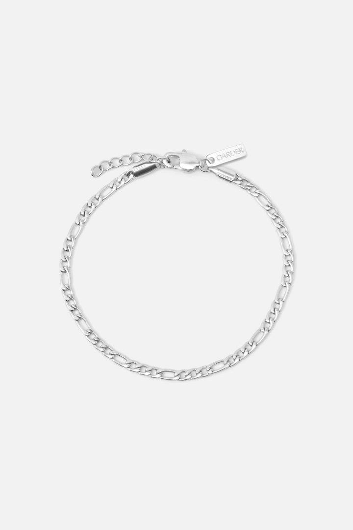 Figaro Bracelet 3mm (Silver)