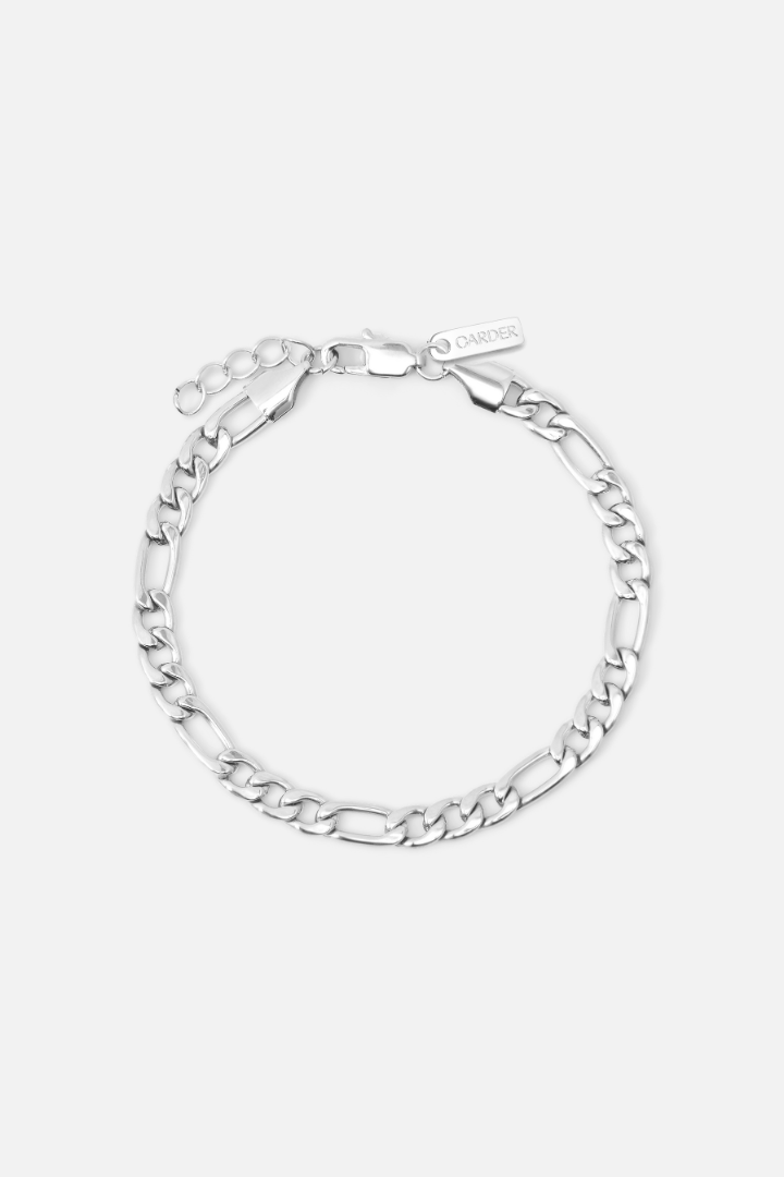Figaro Bracelet 5mm (Silver)