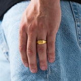 Rounded Signet Ring (Gold)