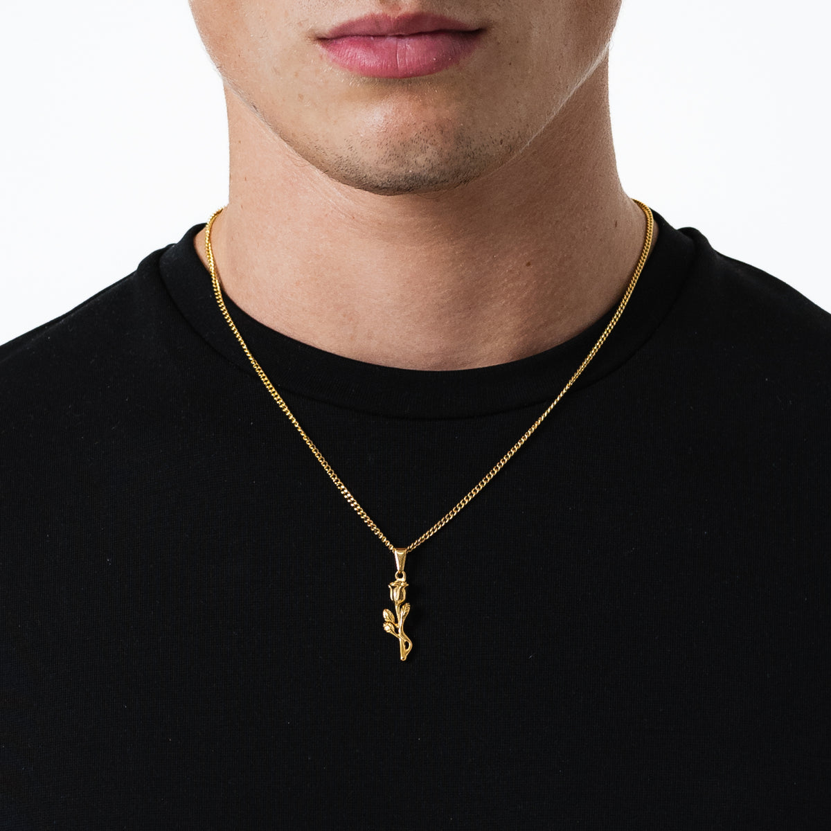 Rose Pendant (Gold)