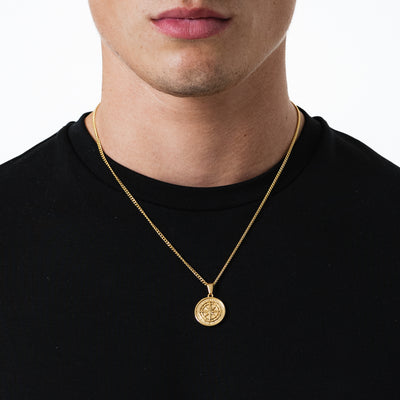 Compass Pendant (Gold)