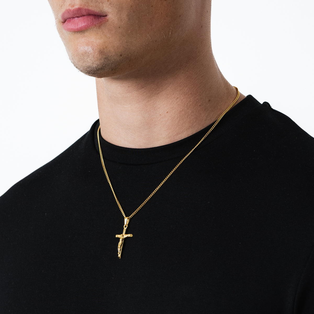 Crucifix Pendant (Gold)
