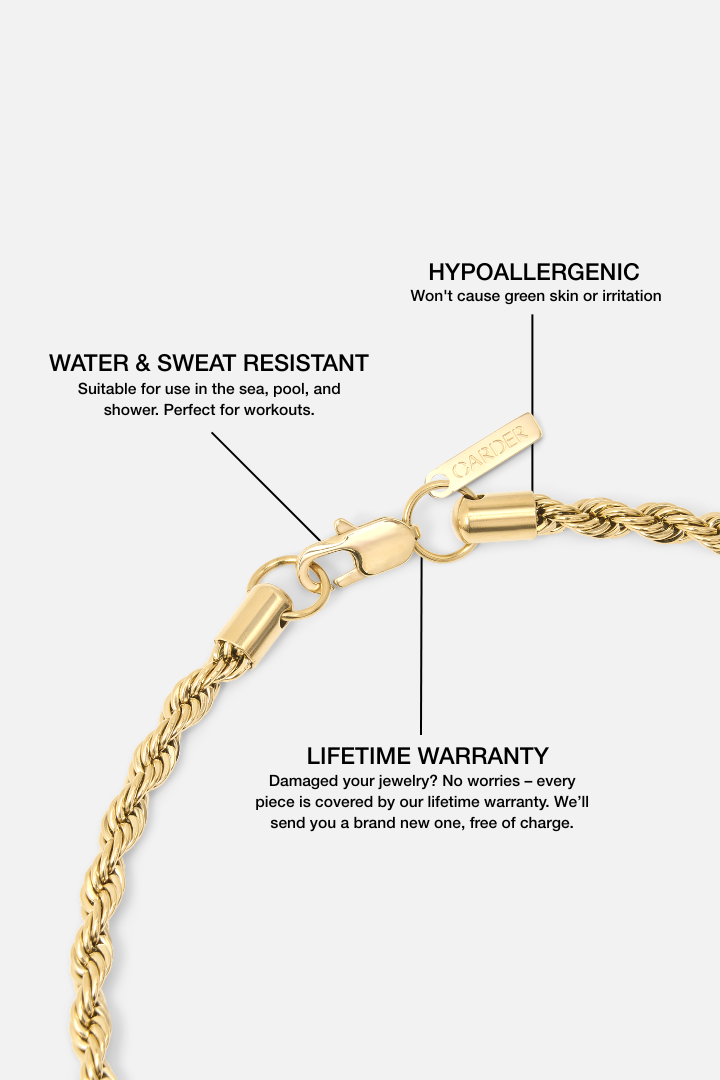 Rope Chain 5mm (Gold)