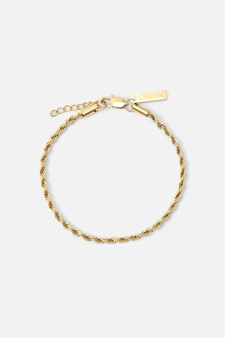 Rope Bracelet 3mm (Gold)