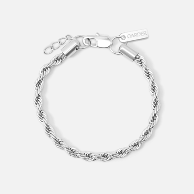 Rope Bracelet 5mm (Silver)